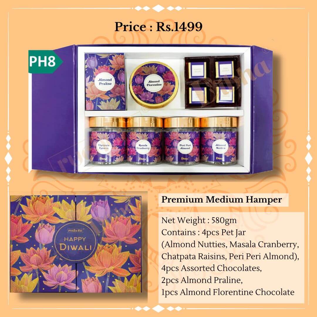 Diwali Chocolate, Dry Fruits Hampers 02